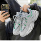 Men's Thick Sole Sport Shoes Simple Fashionable Casual Sneaker High Quality Rubber Plastic Male Athletic Shoes Chunky Sneakers