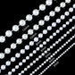 5yards/roll Imitation Pearl Chain White 3-12mm Round Beads Chain for Home Wedding Clothing Decoration Jewelry Making Accessories