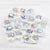 Austria Pear Shape Crystal Faceted Beads 10Mm Assorted Glass Spacer Chandelier Beads for Wedding Diy Necklace Bracelet Earring