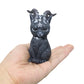 Black Cat Statue Mysterious Cute Cat Witch Cat Figurine Witches Decor Desk Ornament Hand-Painted Sculpture for Halloween 1PC