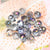 Austria Pear Shape Crystal Faceted Beads 10Mm Assorted Glass Spacer Chandelier Beads for Wedding Diy Necklace Bracelet Earring