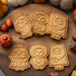 3Pcs Halloween Skull Cookie Cutter 3D Plastic Skeleton Gingerbread Man Biscuit Mold Fondant Pastry Cartoon Cake Decoration