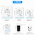 1-15pc Universal Vacuum Storage Bag with Cordless Electric Pump,Rechargeable Wireless Pump for Bags,Space Saver Travel Organizer