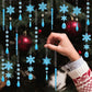 Christmas Crystal Acrylic Ornaments Christmas Decoration for Home 2025 Snowflake Xmas Tree Hanging Pendants New Year Gift 2026