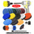 UNTIOR Electric Drill Brush Attachment Set Power Scrubber Brush Car Polisher Kitchen Bathroom Cleaning Kit Toilet Cleaning Tools