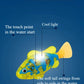 Children's Holiday Gift Bath Electronic Interactive Toy Light Swimming Fishing Simulation Color Pet Fish
