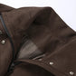 Stand Collar Long Sleeve Zipper Coat Women Elegant Pocket Ruched Loose Fitting Bomber Jacket Fashionable Ladies Autumn Outerwear