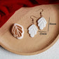 Leaves Shape Polymer Clay Earring Cutters Green Plant Flowers Dangle Clay Embossing Moulds for Handmade Jewelry Pendant Making