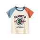 2 3 4 5 6 7 8 9 Years Boys Short Sleeve T-shirts Korean Version Kids Clothing Children Cotton Tees Summer Cartoon Tops