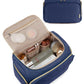 BAGSMART Cosmetic Bag for Make UP Cases Large Capacity Makeup Organizer With Handle Waterproof Travel Toiletry Storage