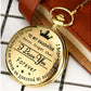 LANCARDO Quartz Pocket Watch Chain To My Son Necklace Fob Watches Men Children's Day Kids Boy Gift Present reloj de bolsillo