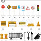 Large City Road Map DIY Scene Road Signs Car Parking Lot Game Children Playing Traffic Mat Climbing Carpets for Baby Toys Gifts