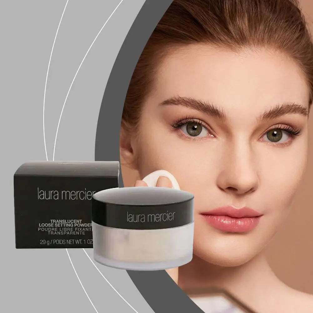 2024 Hot Loose Powder With Packaging Natural Soft Transparent Honey Powder Makeup Powder