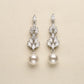ZAKOL 2023 New Shiny Marquise Leaf Zircon Bridal Earrings AAA Cubic Zirconia Charming Design Drop Earring for Women Wedding