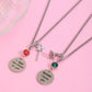 Wicked the musical Charm Necklace For Women Men Magic Wand Witch Hat Pendant Matching Couples Valentine's Day Gifts Jewelry