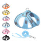 Pet dog Harness Leash Set for Small Dogs Adjustable Puppy Harness Vest French Bulldog Chihuahua dog harness and leash set  puppy
