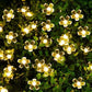 Solar String Lights Cherry Blossom LED Garland Lights Outdoor Solar Garden Patio Decor Lights Christmas Wedding Party Decoration