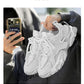 Men's Thick Sole Sport Shoes Simple Fashionable Casual Sneaker High Quality Rubber Plastic Male Athletic Shoes Chunky Sneakers