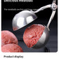 1 Set Of Meatball Maker Fish Ball Shrimp Ball Round Rice Ball Maker Stainless Steel Easy To Clean Kitchen Gadgets