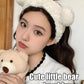 Cute Bear Hair Band Women's Face Wash Facial Mask Makeup Headwear Plush Hair Band Anti Slip Hair Band Hair Hccessories