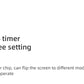 Gravity Flip Timer Silent Vibration Sound Alarm 5-60 Minutes and Custom Countdown Perfect For Working Learning Cooking Study