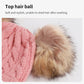 Cute Double Wool Pompom Baby Hat Children Cap Warm Autumn Winter Hats For Kids Boys Girls Knitted Warmer Beanie Caps Bonnet