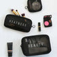 Makeup Bag Women Travel Toiletry Wash Makeup Bag Storage Case Zipper Make Up Bags Black Dot Transparent Mesh Cosmetic Bag
