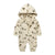 Cartoon Print Baby Girl Romper Long Sleeve Hooded Zipper Newborn Clothes Boys Rompers Spring & Autumn Baby Clothing 3-24 Months