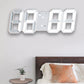 1PC 3d Digital Clock Creative Gift Multi-Functional Electronic Clock For Students With Large Screen Wall Mounted Clock