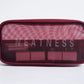 Makeup Bag Women Travel Toiletry Wash Makeup Bag Storage Case Zipper Make Up Bags Black Dot Transparent Mesh Cosmetic Bag