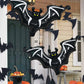 Halloween black bat foil balloons Halloween party supplies bat theme hanging bat decoration horror element atmosphere decoration