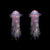 LED Jellyfish Lamp Colored DIY Mermaid Jellyfish Light Hand-held Luminous Lantern Girls Birthday Party Wedding Decor Night Light