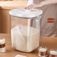 Seal Rice Bucket Vacuum Rice Buckets Cat Food Bucket Pet Food Storage Bucket Dust-proof Grain Jar Glass Jar Home Storage Box