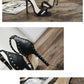 Sexy Rivet Thin Heels Women's Sandals with Breathable Ankle Straps for Party High Heels Sandal