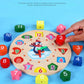 Montessori Wooden Toys for Babies 1 2 3 Years Boy Girl Gift Baby Development Games Wood Puzzle for Kids Educational Learning Toy