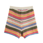PB&ZA2024 autumn new women's clothing fashion temperament slim fit casual POLO collar short knitted sweater striped shorts set