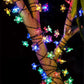 Solar String Lights Cherry Blossom LED Garland Lights Outdoor Solar Garden Patio Decor Lights Christmas Wedding Party Decoration