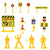 Large City Road Map DIY Scene Road Signs Car Parking Lot Game Children Playing Traffic Mat Climbing Carpets for Baby Toys Gifts