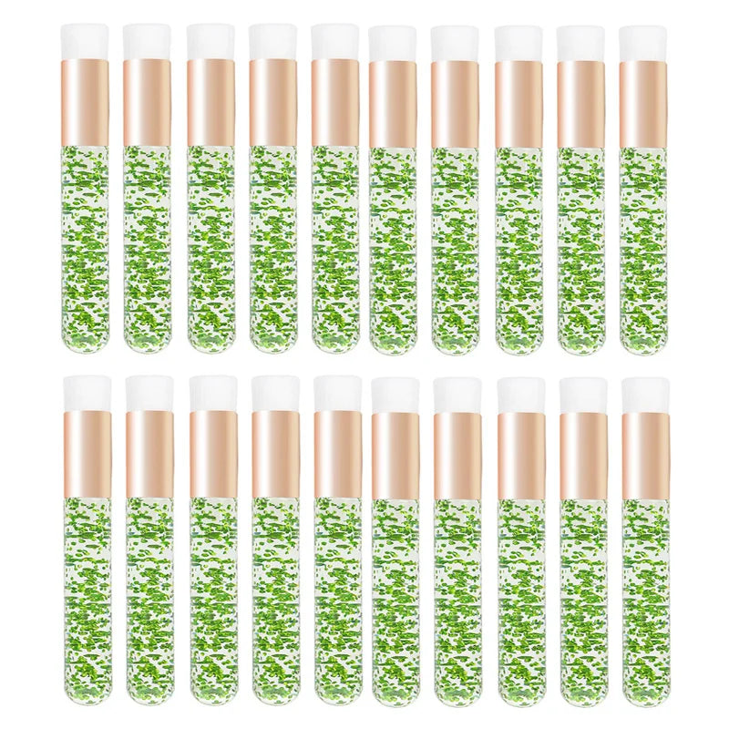 20 Pcs Crystal Eyelash Cleaning Brush Lashes Shampoo Brush Eyelash Extension Peel Off Blackhead Remover Makeup Tools Supplies