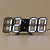 1PC 3d Digital Clock Creative Gift Multi-Functional Electronic Clock For Students With Large Screen Wall Mounted Clock
