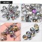 Austria Pear Shape Crystal Faceted Beads 10Mm Assorted Glass Spacer Chandelier Beads for Wedding Diy Necklace Bracelet Earring