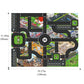 Large City Road Map DIY Scene Road Signs Car Parking Lot Game Children Playing Traffic Mat Climbing Carpets for Baby Toys Gifts