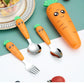 1/3PCS Baby Feeding Utensils Cartoon Fork Spoon Child Cutlery Set Kid Tableware Kitchen Gadgets Cake Vegetable Fork Teaspoon