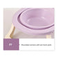 Cat Double Bowl With Stand Non-Slip 2-in-1 Dog Food Bowl Large Capacity Portable Pet Food Container Pet Supplies