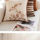 30X50/45x45CM Embroidered Bamboo Leaf Throw Pillow Cover Stamping Waist Cushion Cover Decor Home Decorative Pillowcase