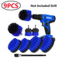 UNTIOR Electric Drill Brush Attachment Set Power Scrubber Brush Car Polisher Kitchen Bathroom Cleaning Kit Toilet Cleaning Tools