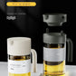 550mL Oil Empty Bottle Pourer Glass Bottles Automatic Opening and Closing Kitchen Cooking Oil Dispenser Cruet for Camping BBQ