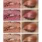 12 Colors Eyeshadow Stick Double Head Waterproof Long Lasting Metallic Shimmer Highlighter Cream Pen with Brush for Eyes