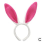 Cute Easter Bunny Ears Headband Women's Plush Lugs Hare Ears Hairband Girl Rabbit Ears Headwear Cosplay Costume Hair Accessories