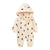 Cartoon Print Baby Girl Romper Long Sleeve Hooded Zipper Newborn Clothes Boys Rompers Spring & Autumn Baby Clothing 3-24 Months